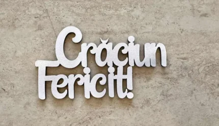 Scris "Crăciun Fericit!''
