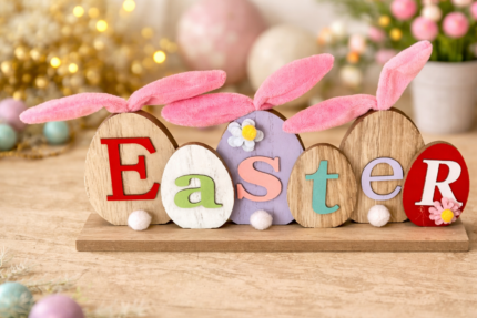 Decorațiune din lemn-paște